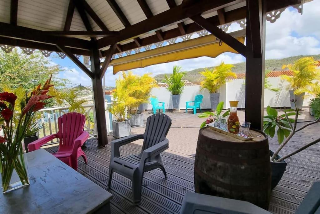 Villa Nautilia, Vue Mer, Proche Plage Les Trois-Ilets Exteriér fotografie